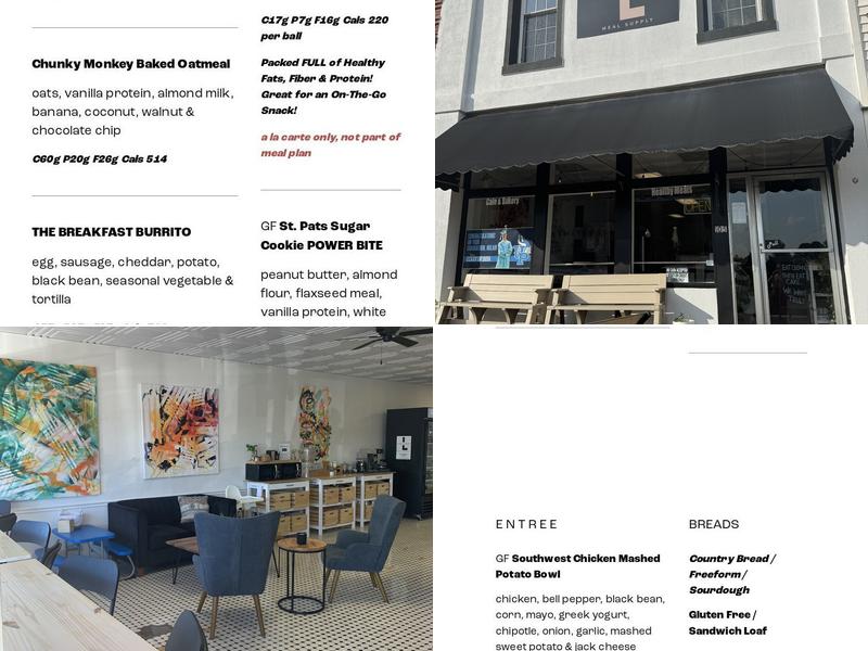 Limitless Meal Supply Menu