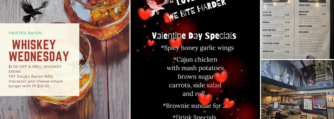 Twisted Raven Menu
