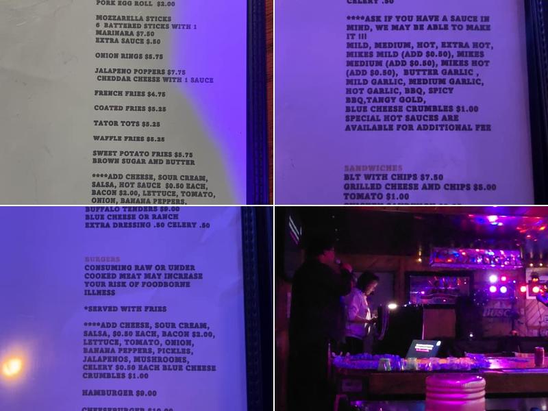 Wild Hearts Menu