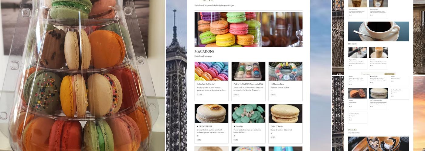 Lafontaine French Macarons LLC Menu