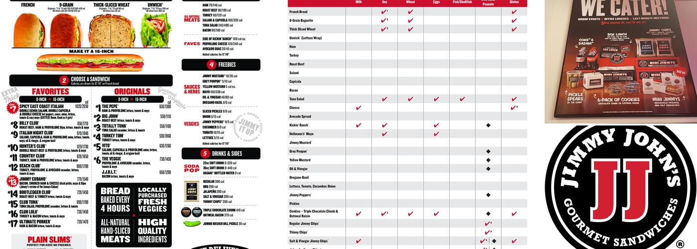 Jimmy John's Menu