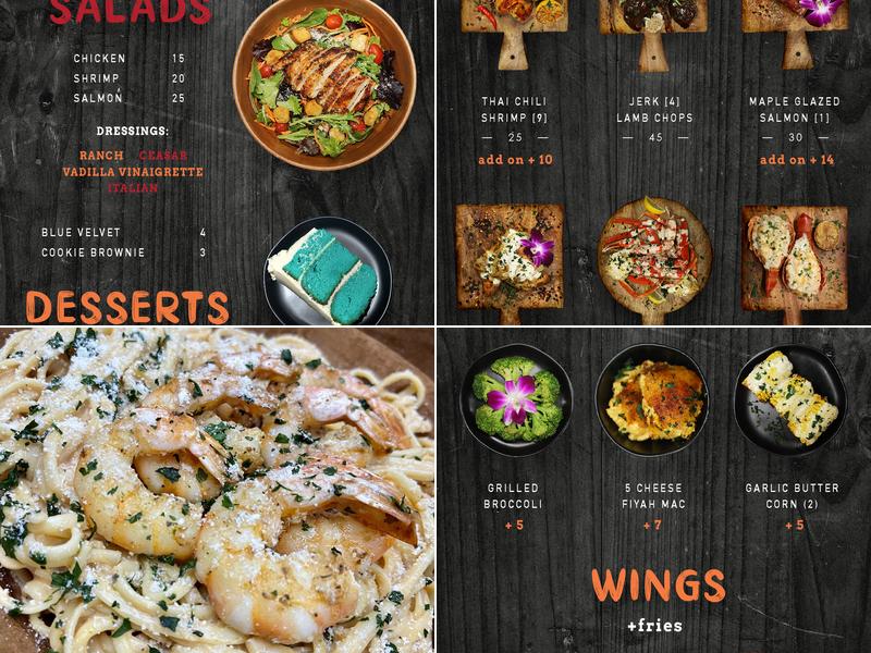 The Flava Zone By Chef Bigggz Menu