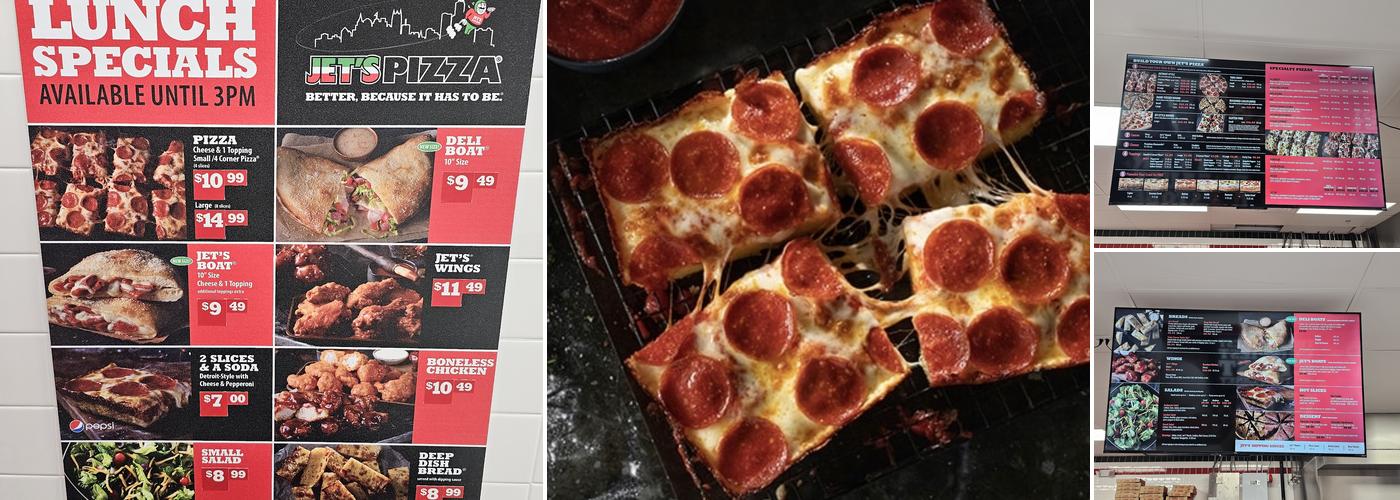 Jet's Pizza Menu