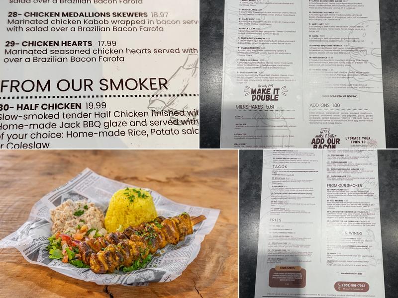 Pattie Shack Menu