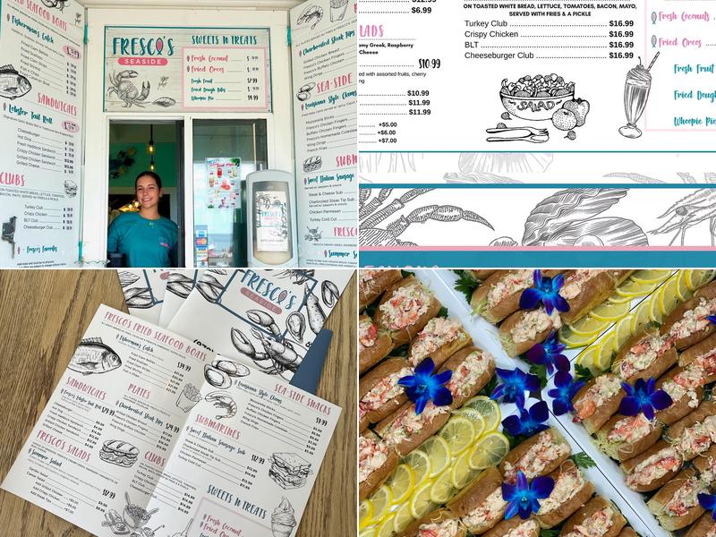 Fresco's Seaside Menu