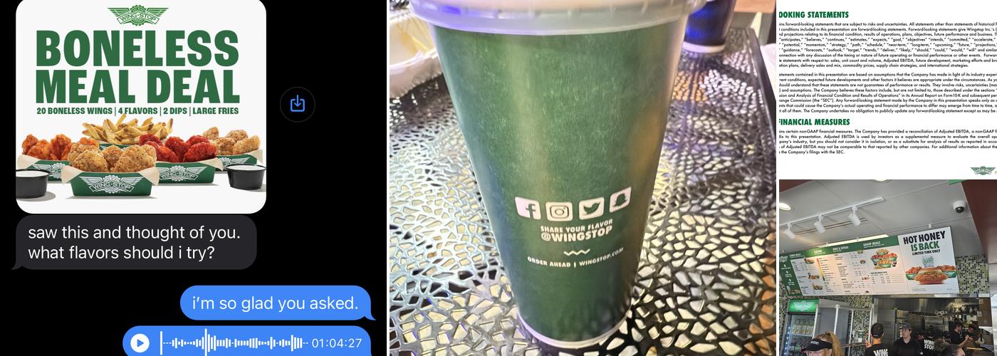 Wingstop Menu