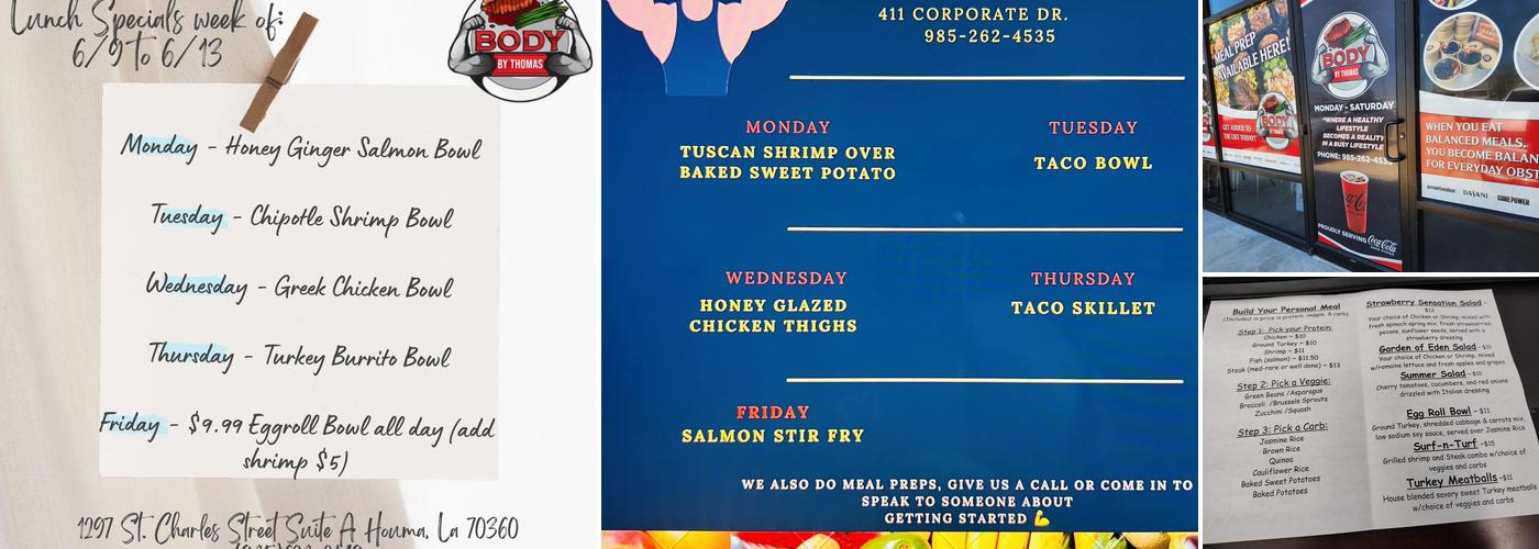 Bodybythomas Menu