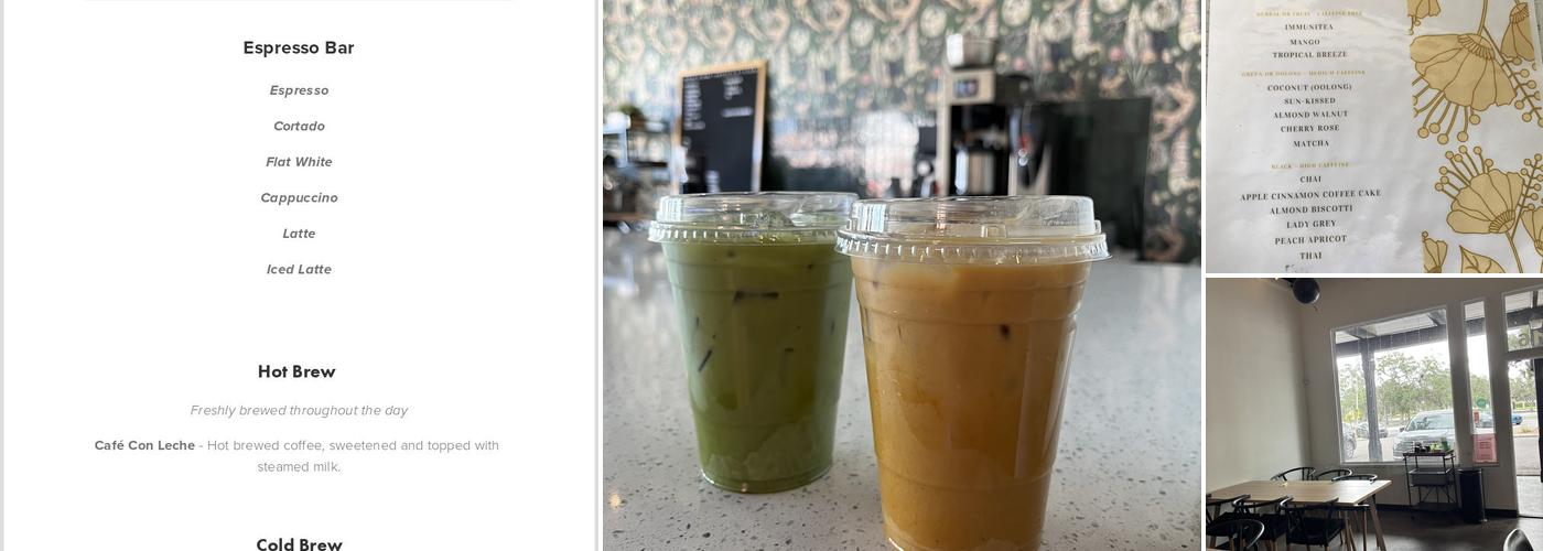 Provisions Coffee Menu
