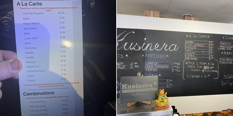 Kusinera Menu