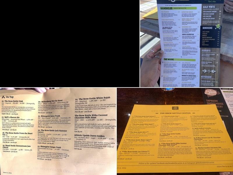 The Brew Kettle Canton & Topgolf Swing Suites Menu