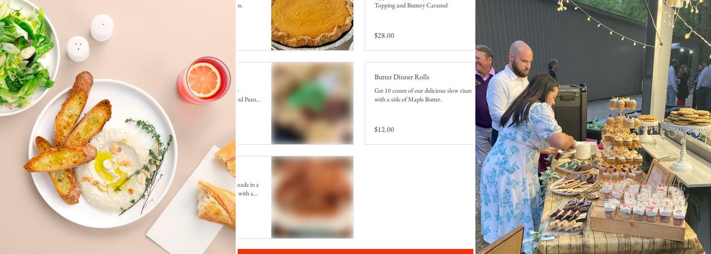 April's Famous Bakes Menu