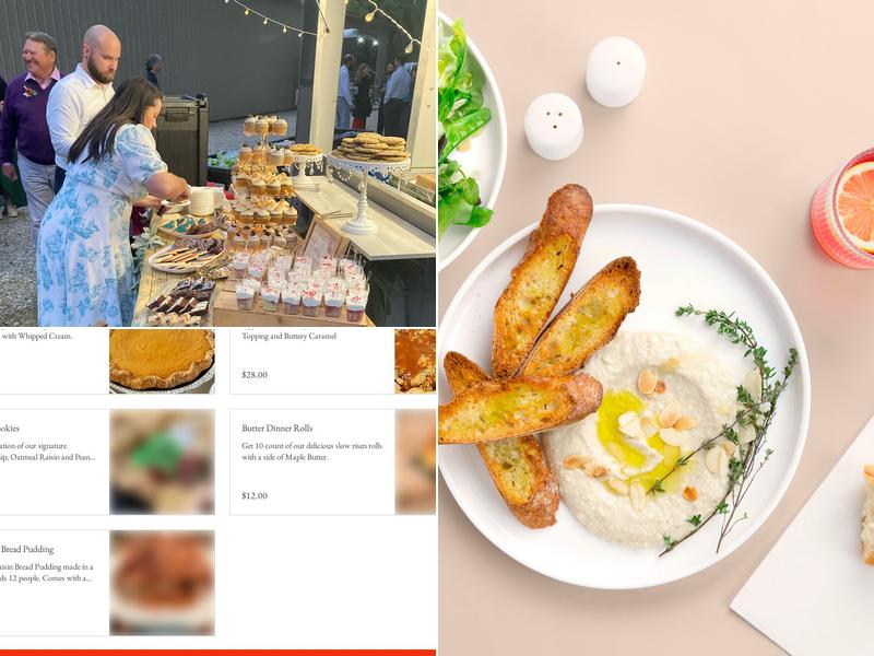 April's Famous Bakes Menu