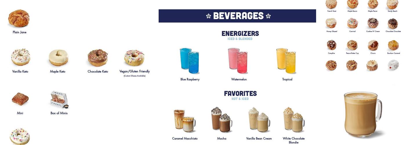 Parlor Doughnuts Menu