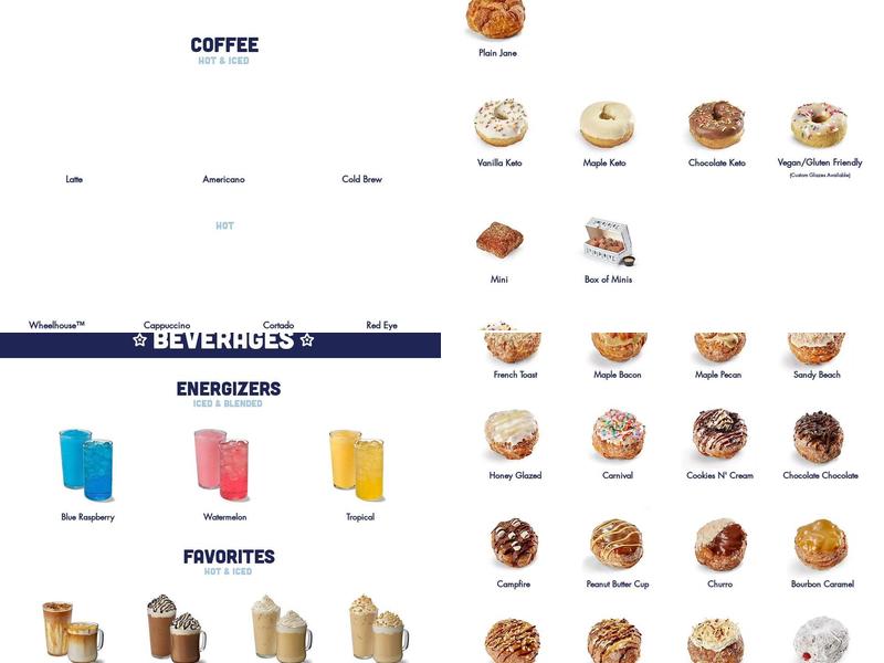 Parlor Doughnuts Menu