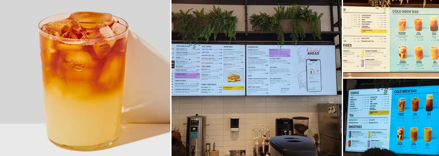 Gregorys Coffee Menu