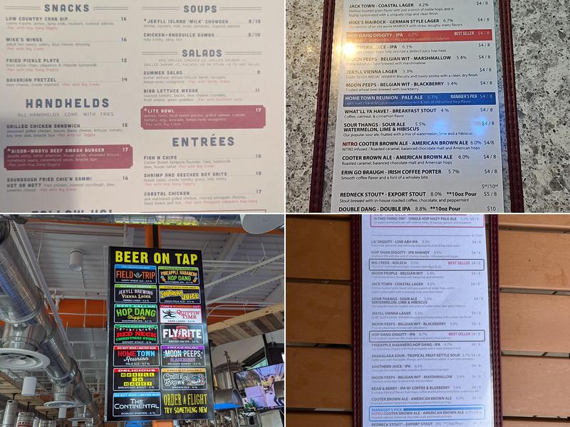 Jekyll Brewing Menu