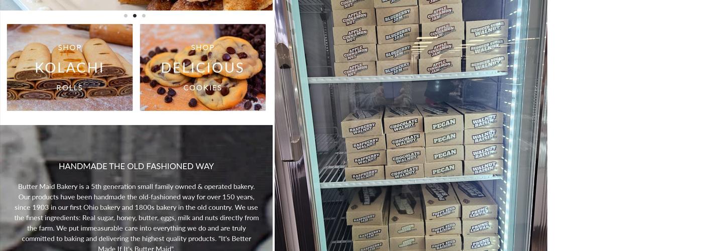 Butter Maid Bakery Menu