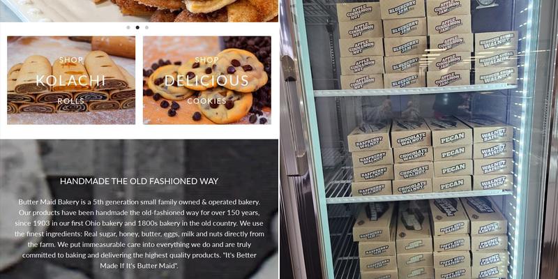 Butter Maid Bakery Menu