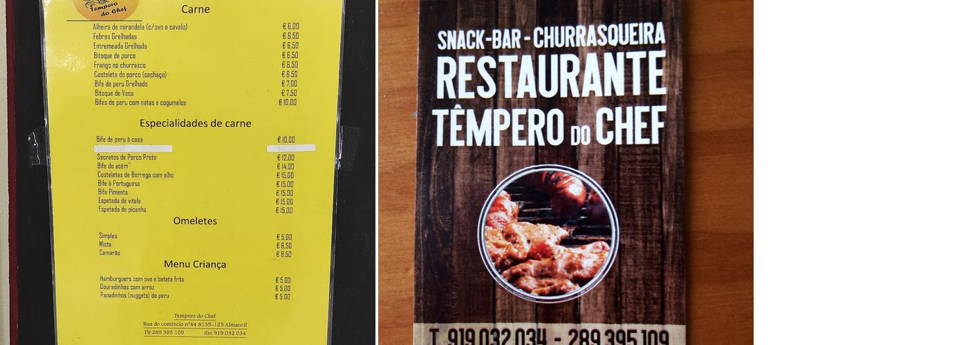 Churrasqueira Têmpero do Cheff. Restaurant 