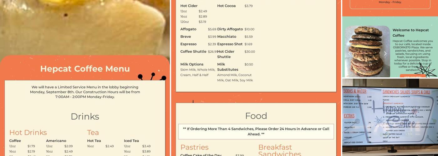 Hepcat Coffee Menu