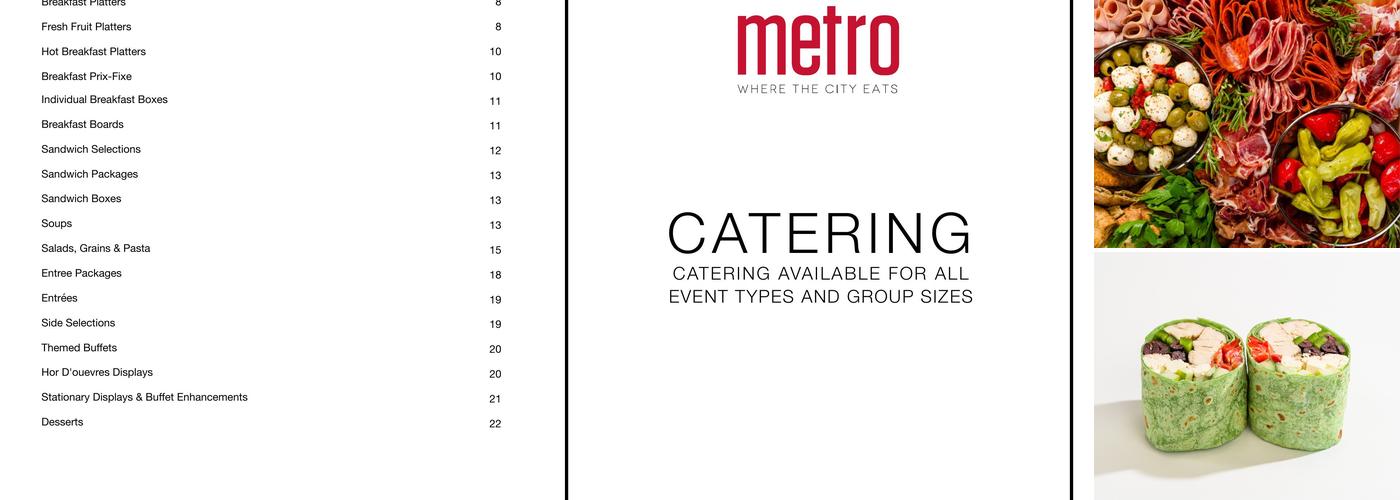 Metro Menu