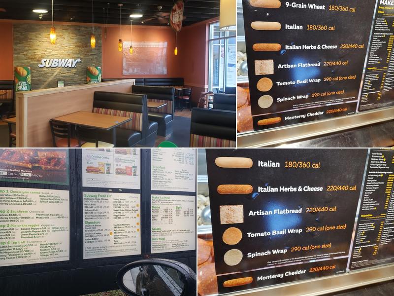 Subway Menu