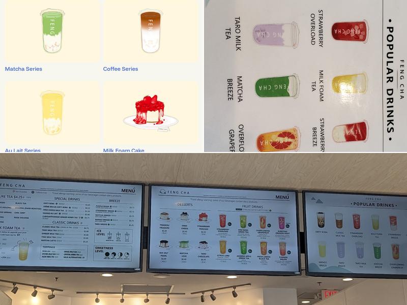 FENG CHA Lakeway Menu