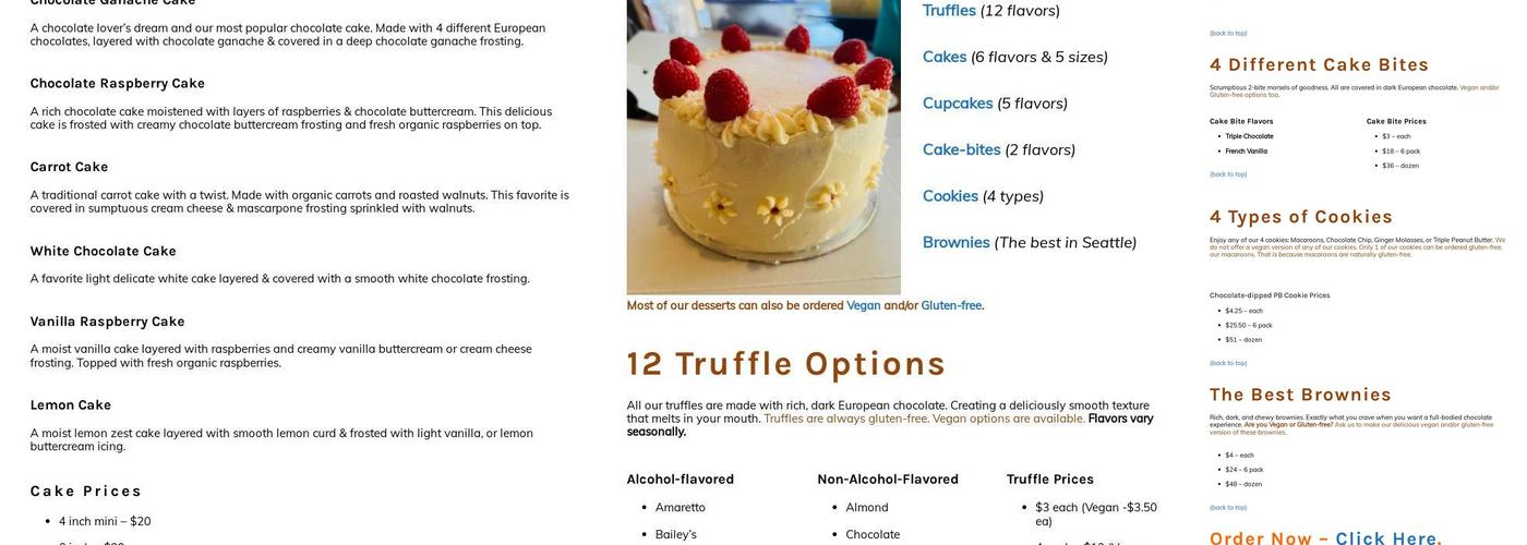 Truffles&More Menu