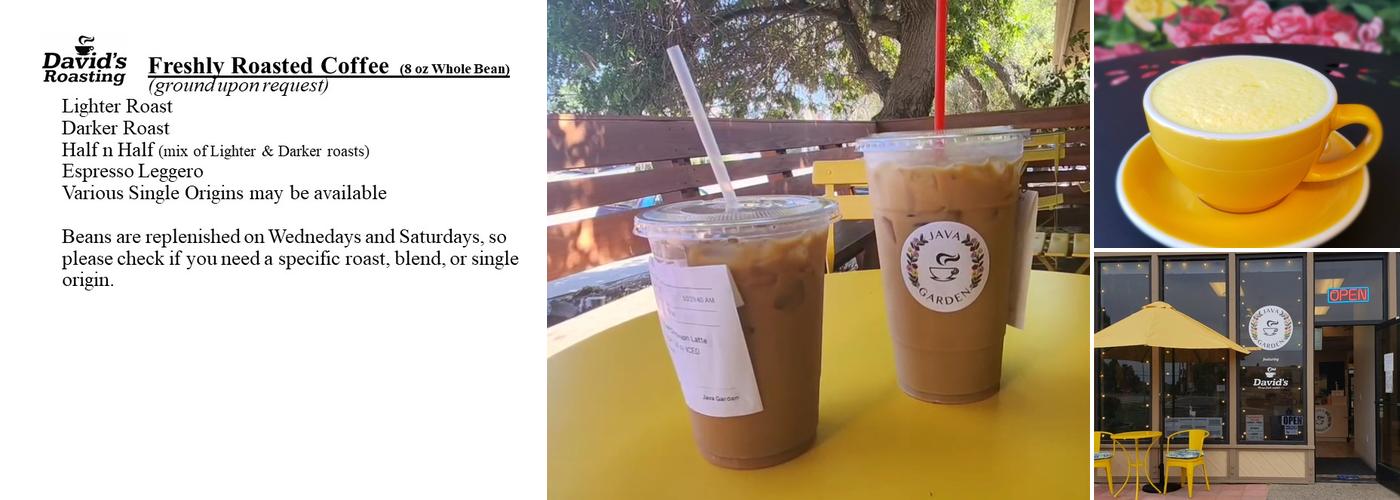 JAVA GARDEN Menu