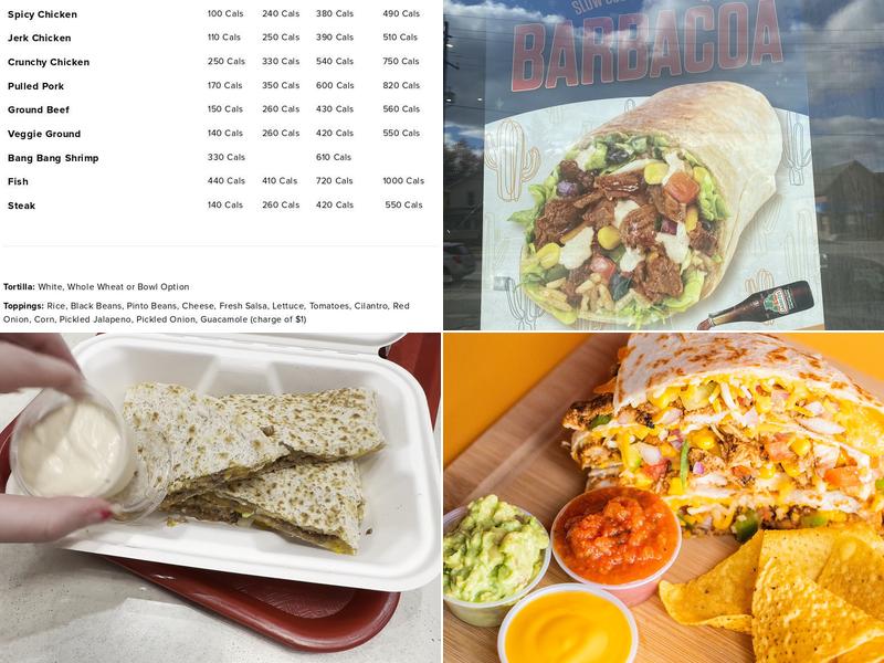 barBURRITO Menu