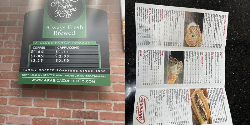 A&V Bagel & Cafe Menu