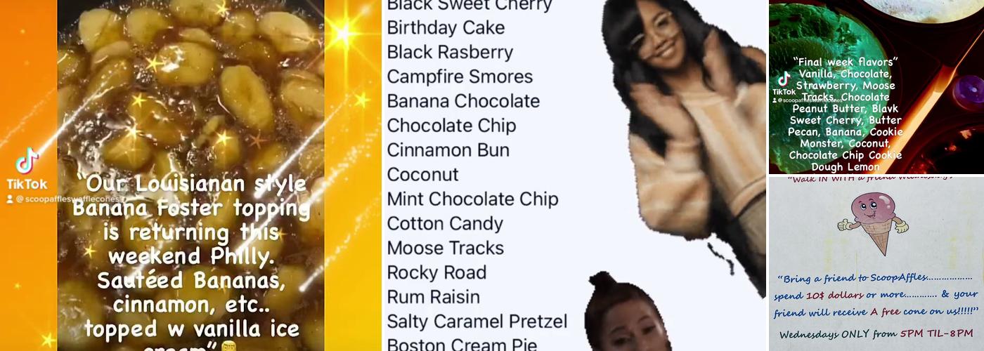 ScoopAffles Ice Cream Parlor Menu