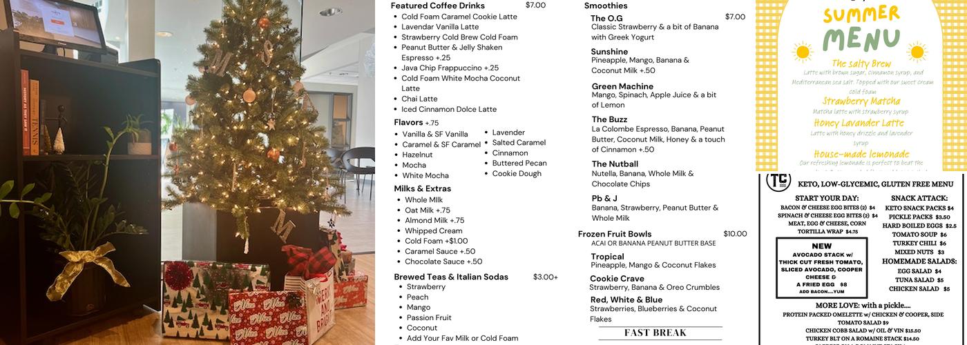 Terry's Cafe Menu