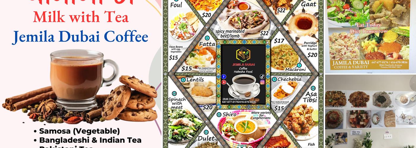 Jemila Dubai coffee Menu