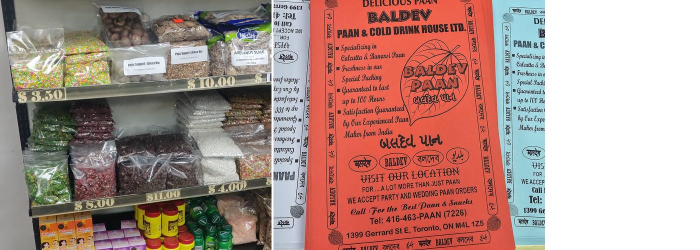 Baldev Paan and Cold Drink House Menu