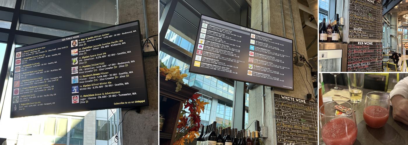 Q20 Public House Menu