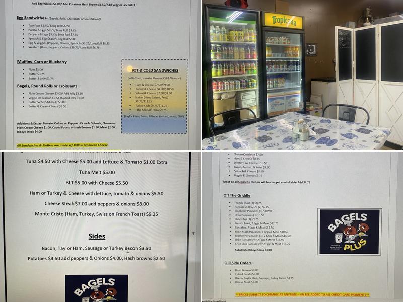 Bagels Plus Menu