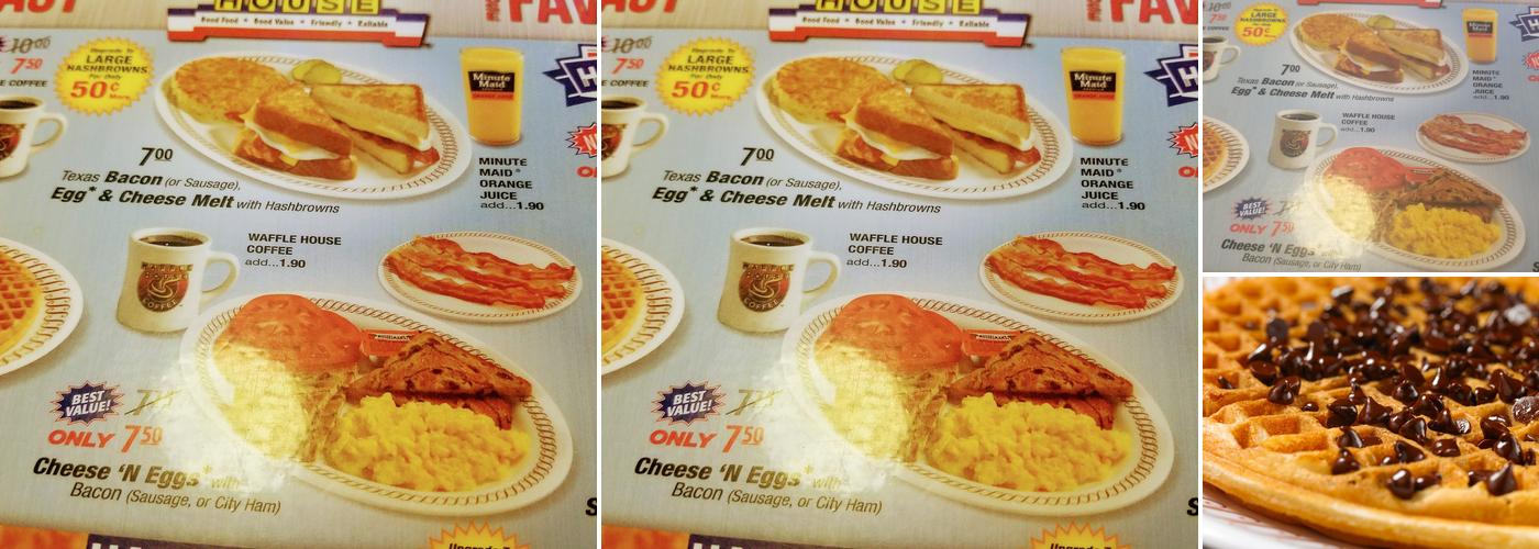 Waffle House Menu