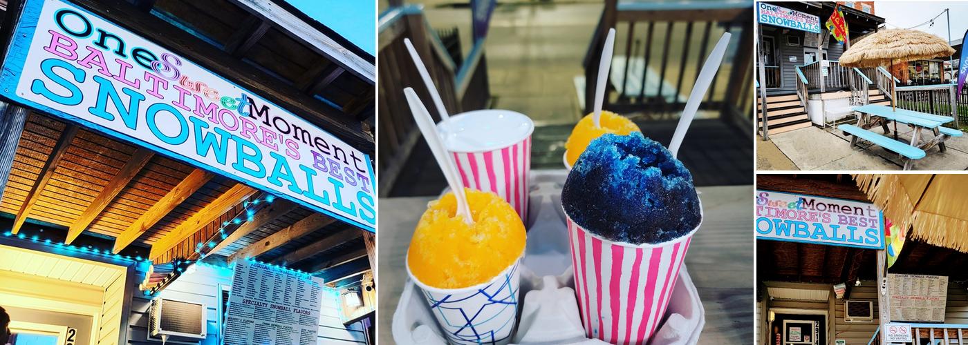 One Sweet Moment- Baltimore's Best Snowballs ️