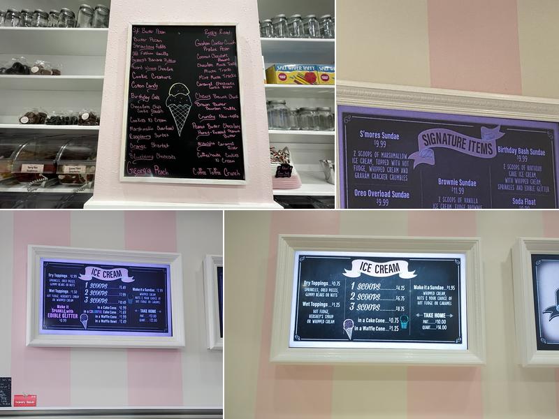 SWEET CONE ALABAMA ICE CREAM Menu