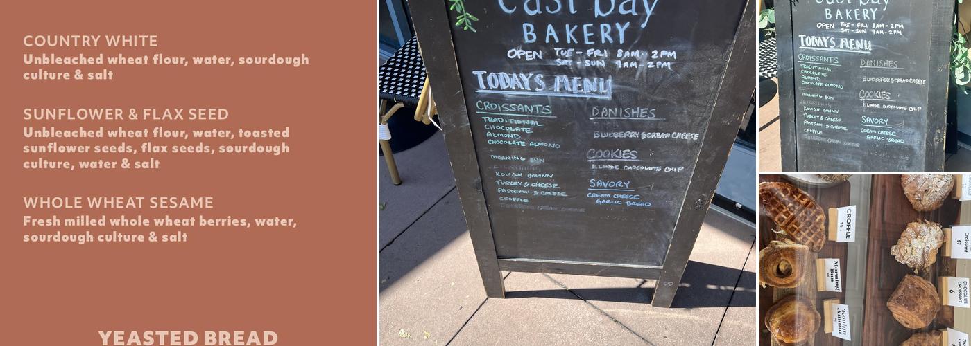 East Bay Bakery Menu