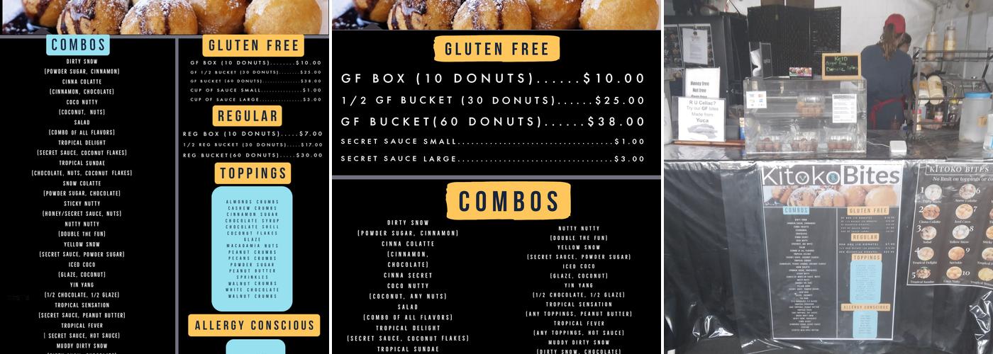 Kitoko Bites Menu