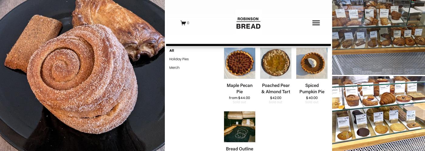 Robinson Bread Menu