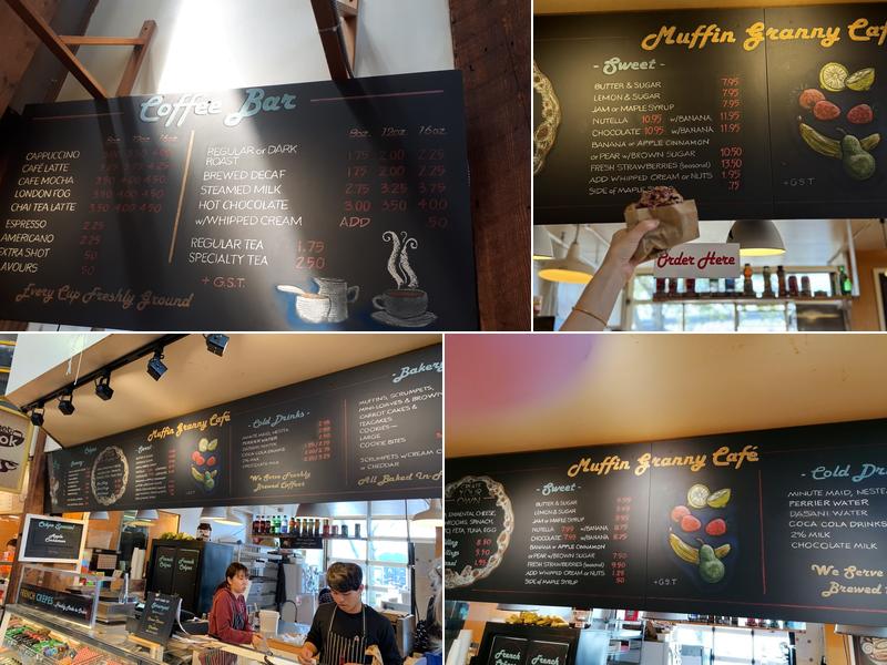 Muffin Granny Crepe & Bakery Cafe Menu