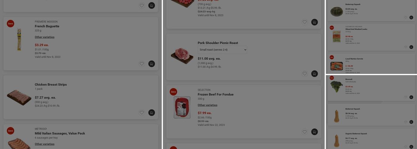 Metro Bakery Menu