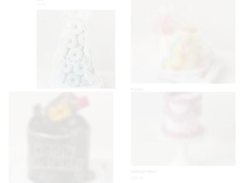 The Cake Tender- By appointments only Menu