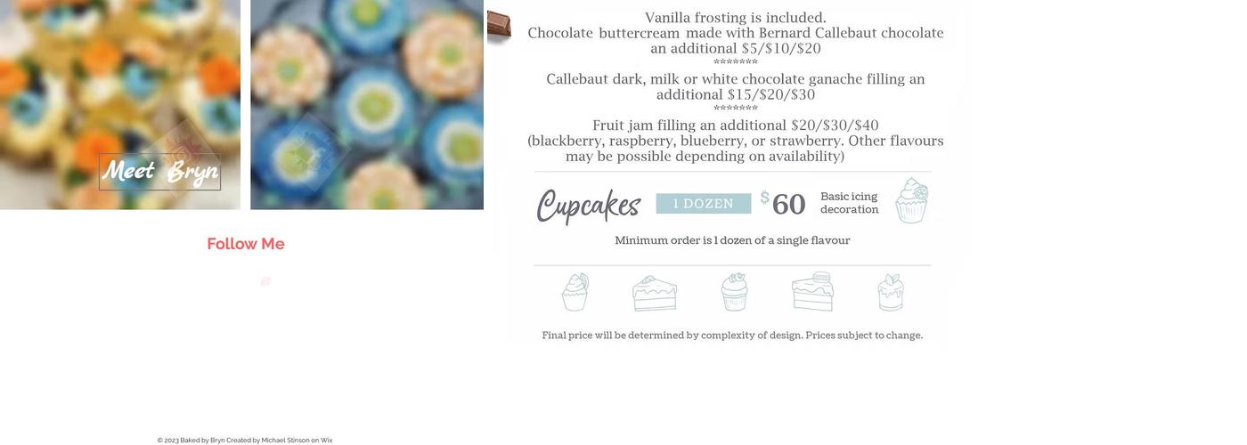 Baked by Bryn Menu