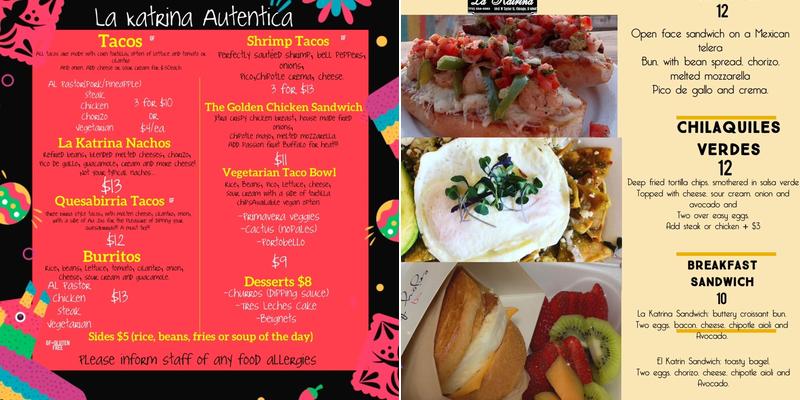 La Katrina Auténtica Menu