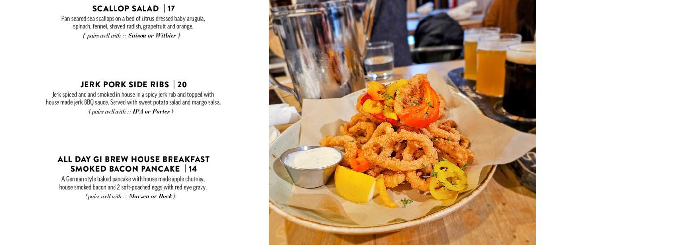 Goose Island Brewhouse Toronto Menu