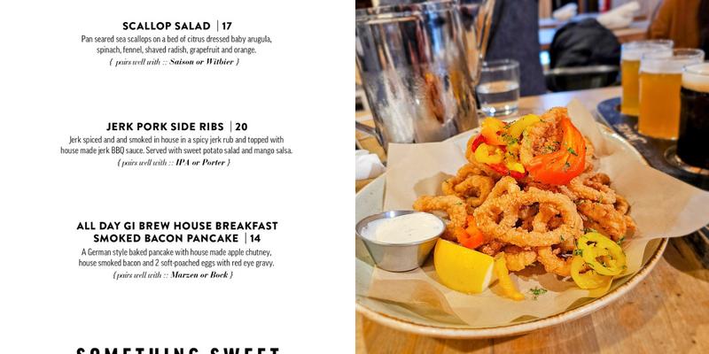 Goose Island Brewhouse Toronto Menu